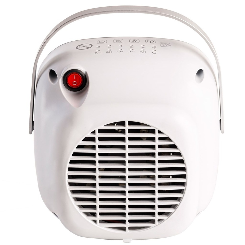 Teplovzdušný ventilátor Black+Decker BXSH1505E bílý Teplovzdušný ventilátor Black+Decker BXSH1505E