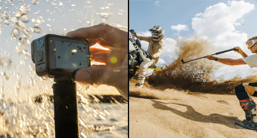 Selfie tyč GoPro extra dlouhá výsuvná (Premium Pole), černá