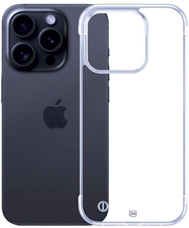 Kryt na mobil 3mk Just20g Clear Case na Apple iPhone 16 Pro - průhledný