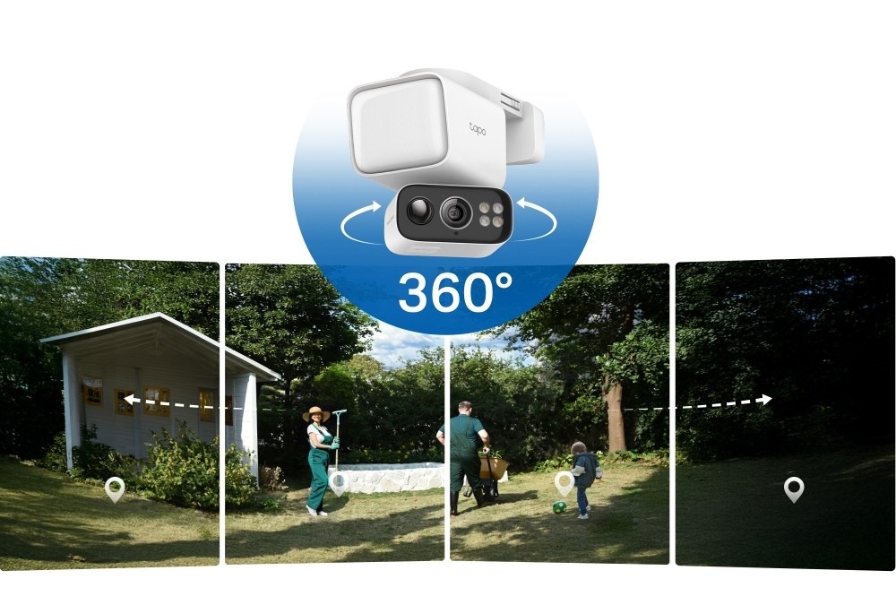 IP kamera TP-Link Tapo C615F 2K Solar Kit pro sledování bez slepých míst
