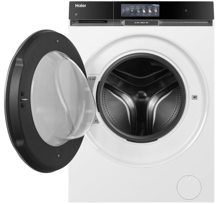 Pračka Haier X SERIES 11 SUPERDRUM HW150-BD14397U-S s otevřenými dvířky