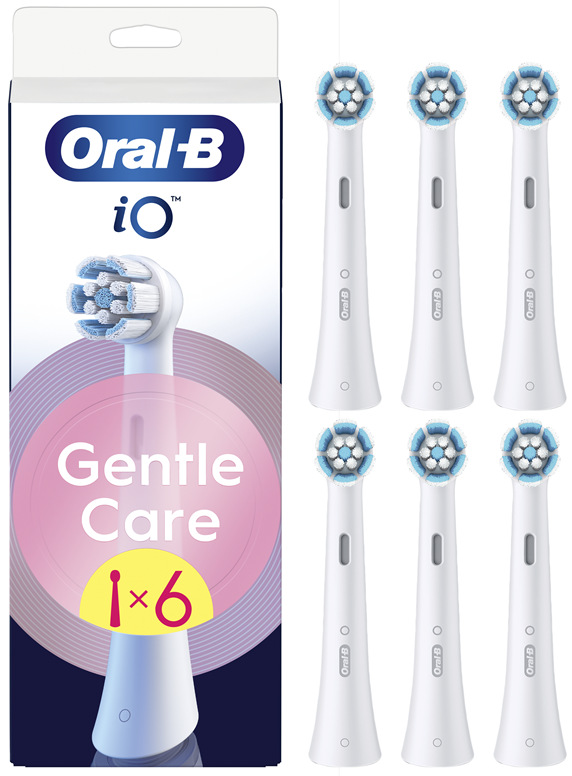 Náhradní hlavice Oral-B iO Gentle Care White 6 ks