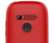 Mobilní telefon Aligator A510 Senior stříbrný/červený