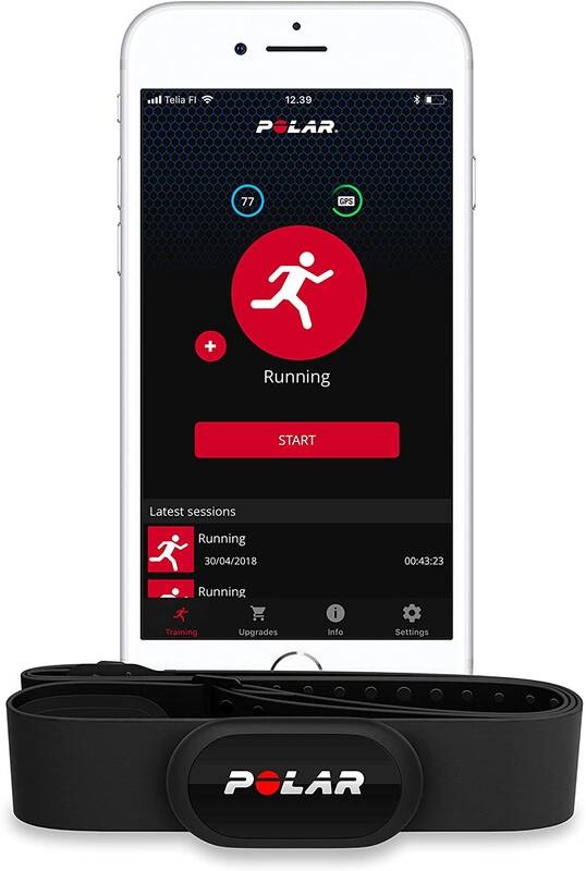 Hrudní pás Polar H10+ TF, XS-S černý Hrudní pás Polar H10+ TF, XS-S černý