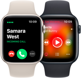 Chytré hodinky Apple Watch SE 2023 GPS 44mm pouzdro z temně inkoustového hliníku - temně inkoustový sportovní řemínek - M/L