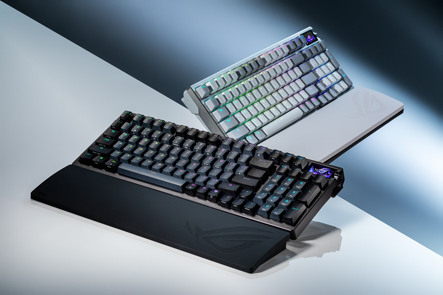 Klávesnice Asus ROG Azoth 96 HE US černá Asus ROG Azoth 96 HE – černá a bílá varianta