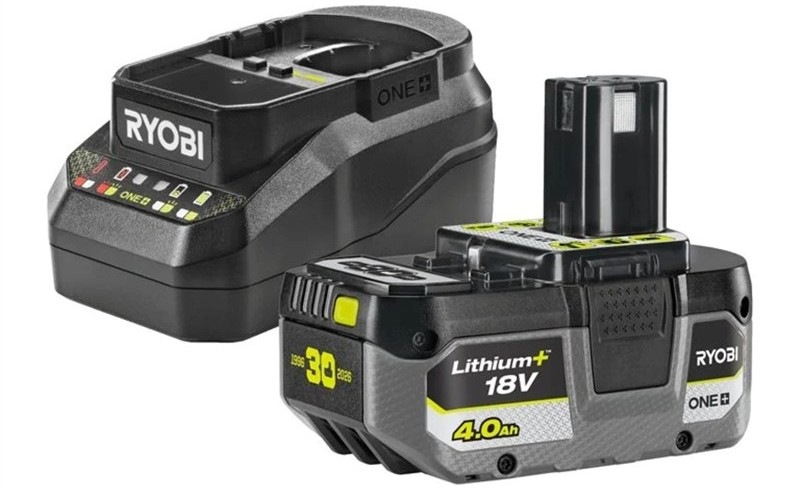 Set baterie a nabíječky Ryobi ONE+ RC18120B-140X Set baterie a nabíječky Ryobi ONE+ RC18120B-140X poskytuje technologii bez paměťového efektu