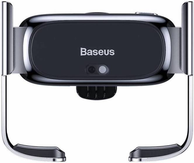 Držák na mobil Baseus Mini Electric Phone holder stříbrný Držák na mobil Baseus Mini Electric Phone holder stříbrný