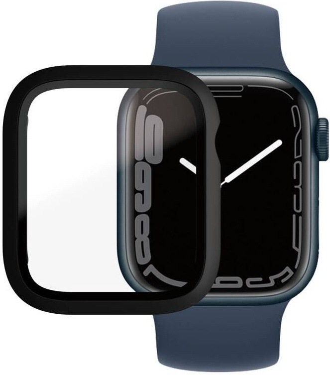 PanzerGlass Full Protection na Apple Watch 7 a 8, 45 mm, černá
