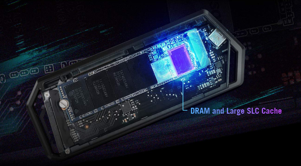 Externí rámeček Asus ROG STRIX ARION S500 černá