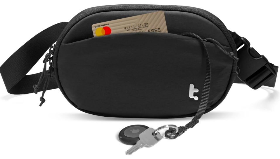 Ledvinka tomtoc SlingBean - T32 Belt Bag - černá