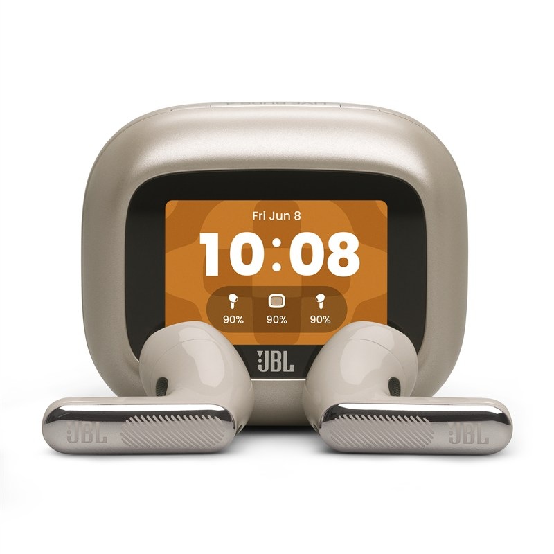 TWS sluchátka JBL Live Flex4, barva šampaňského