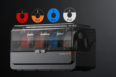 Anycubic Kobra S1 Ace 2 Pro Combo podporuje různé druhy filamentů