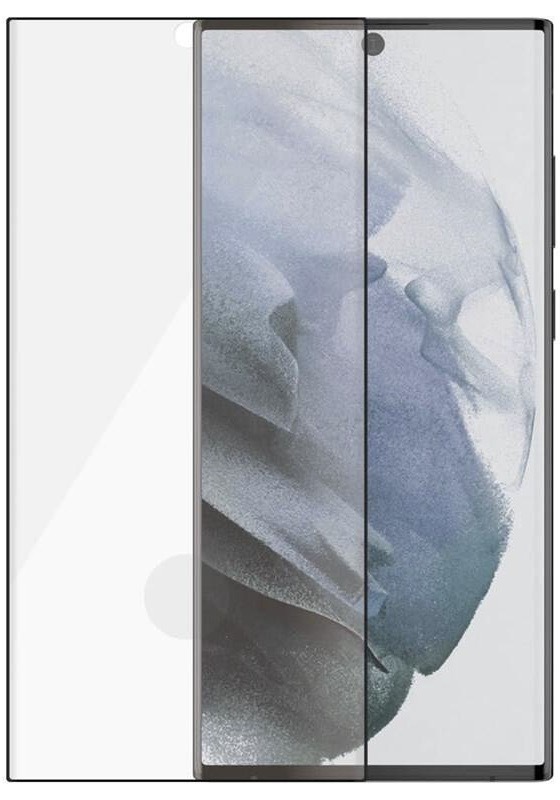 Tvrzené sklo PanzerGlass Premium 3D na Samsung Galaxy S22 Ultra černé
