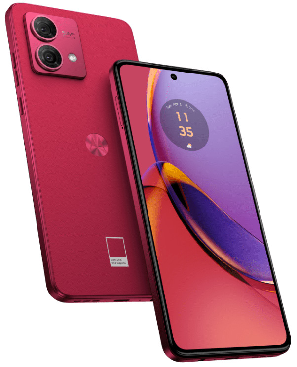 Mobilní telefon Motorola Moto G84 5G 12 GB / 256 GB - Viva Magenta (Vegan Leather) Mobilní telefon Motorola Moto G84 5G 12 GB / 256 GB - Viva Magenta (Vegan Leather)