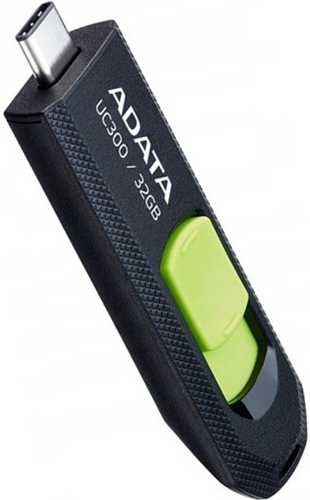 Flash USB ADATA UC300 256GB USB 3.2 - černý/zelený