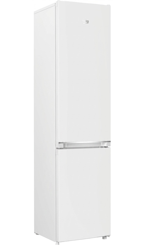 Chladnička Beko B3RCNO255W, NoFrost, šedá barva.