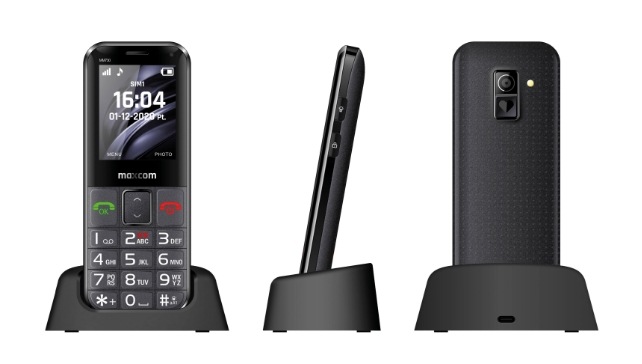 Mobilní telefon MaxCom Comfort MM730 černý MaxCom Comfort MM730