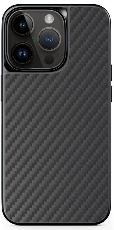 Kryt na mobil Epico Hybrid Carbon Magnetic s MagSafe na Apple iPhone 14 Pro černý