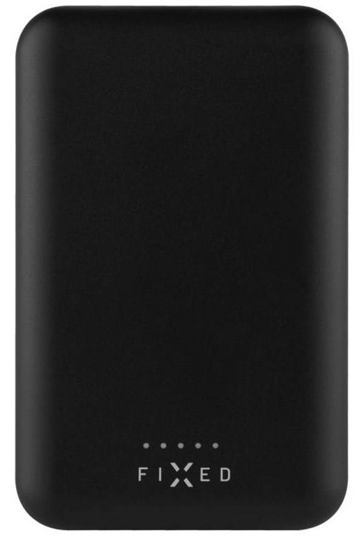 Powerbank FIXED MagZen s bezdrátovým nabíjením a podporou Magsafe, 6 000 mAh - černá
