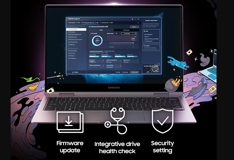SSD externí Samsung T9 4TB černý SSD externí Samsung T9 4TB černý