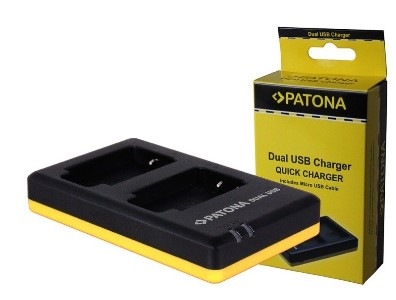 Nabíječka PATONA Dual Quick Olympus Li-90B USB Nabíječka PATONA Dual Quick Olympus Li-90B USB