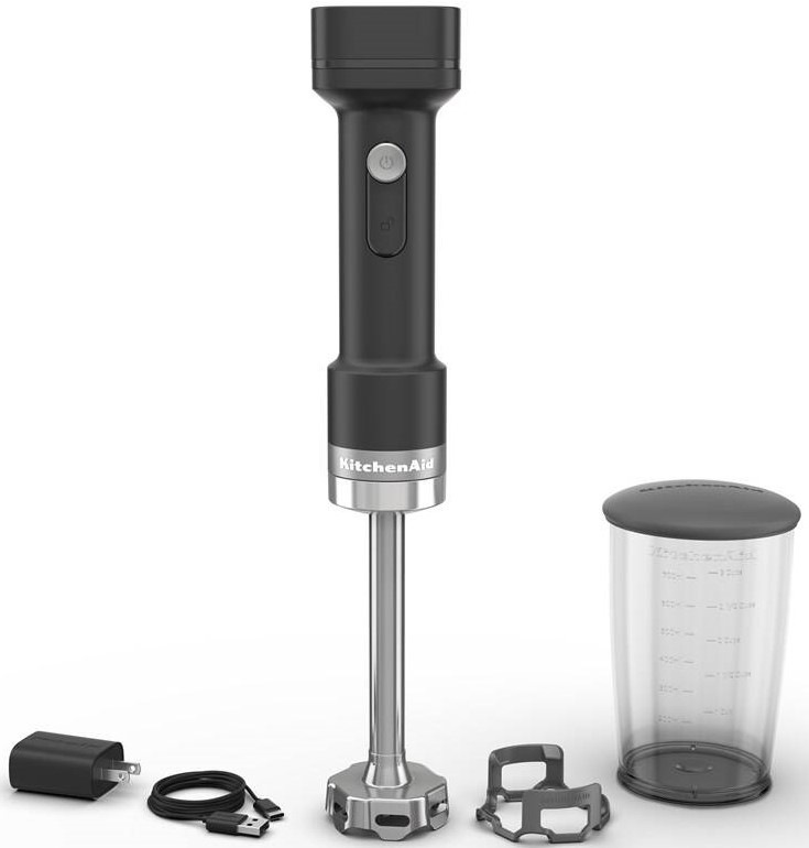Ponorný mixér KitchenAid 5KHBRV00BM (bez baterie) černý