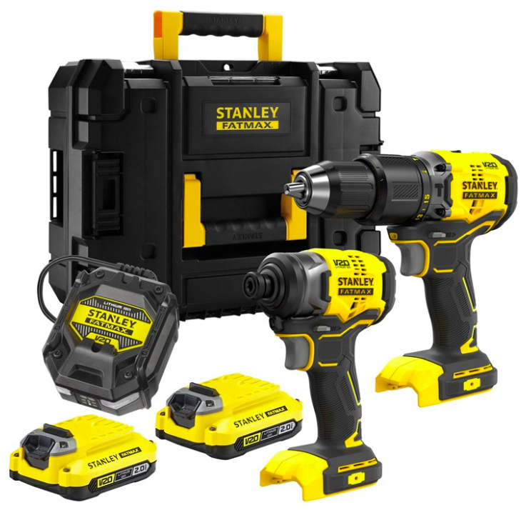 Sada aku nářadí Stanley FatMax SFMCK461D2T-QW (s baterií)