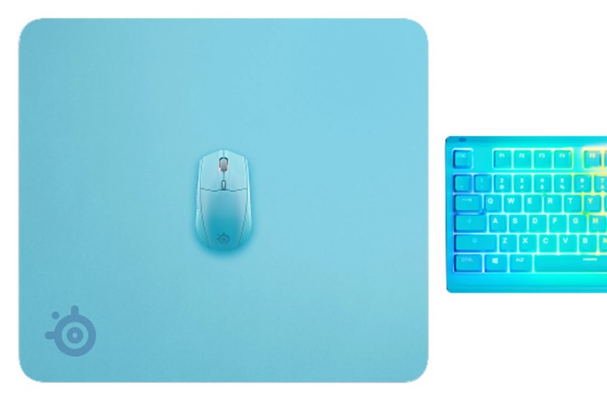 Podložka pod myš SteelSeries QcK L Aqua modrá Podložka pod myš SteelSeries QcK L Aqua modrá