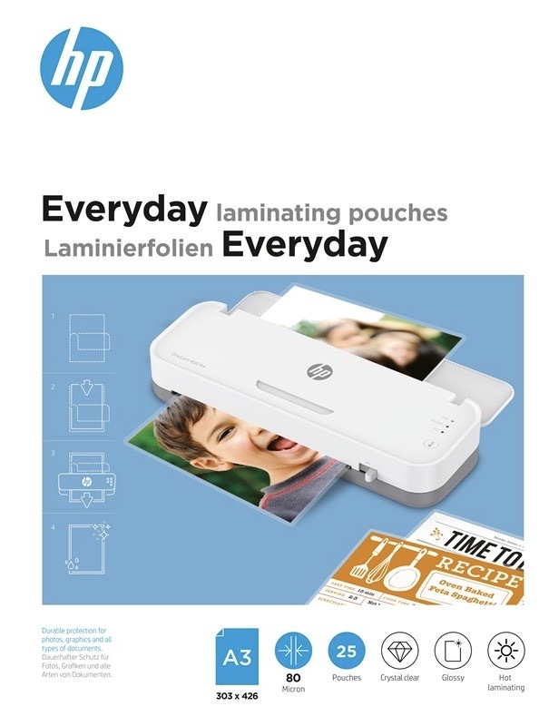 Laminovací fólie HP s tloušťkou 80 mikronů, 25 ks v balení