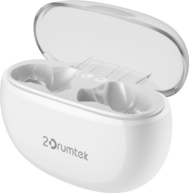 Sluchátka A4Tech B25, TWS Bluetooth do uší bílá Nabíjecí pouzdro určené pro bezdrátová sluchátka A4Tech B25