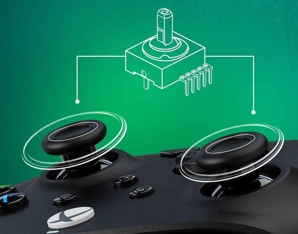 Gamepad Turtle Beach Rematch Core Wired, XBOX Series X/S, XBOX One, PC černý Analogové páčky, které přesně reagují na každý váš pokyn.