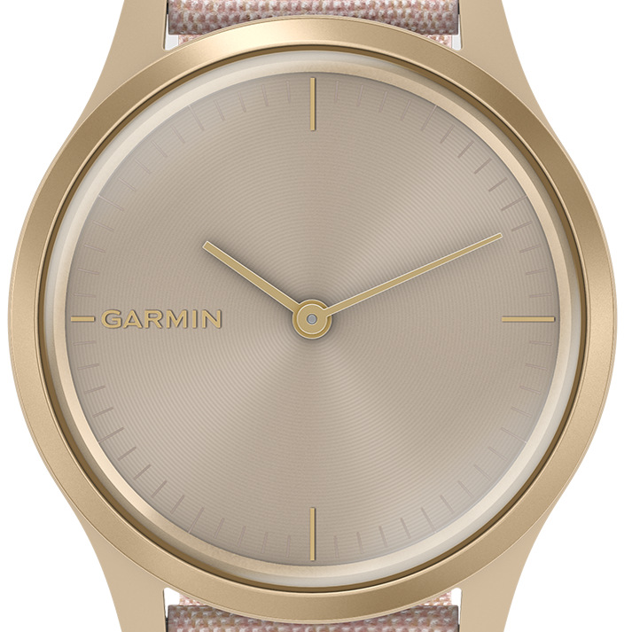 Chytré hodinky Garmin vivomove3 Style LightGold/Pink Nylon