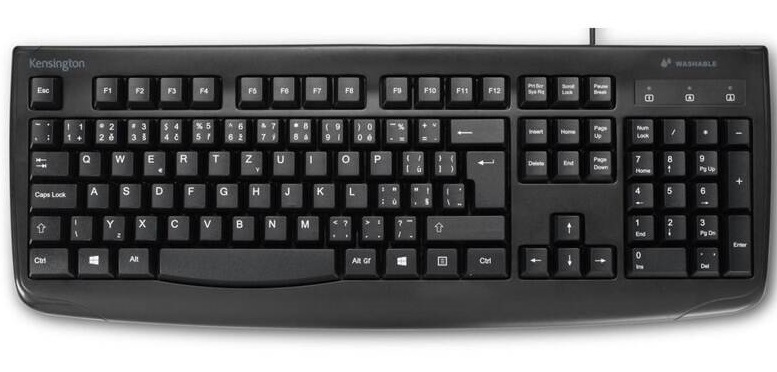 Klávesnice KENSINGTON Pro Fit, omyvatelná, CZ layout černá