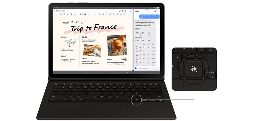 Dotykový tablet Samsung Galaxy Tab S10 Lite 5G 6 GB / 128 GB + dotykové pero stříbrný