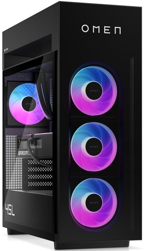 Herní počítač HP OMEN MAX by HP 45L GT23-0590nc R9-9950X3D, RAM 64GB, 2048,GeForce RTX™ 5090- 32 GBMicrosoft Windows 11 Home - černý