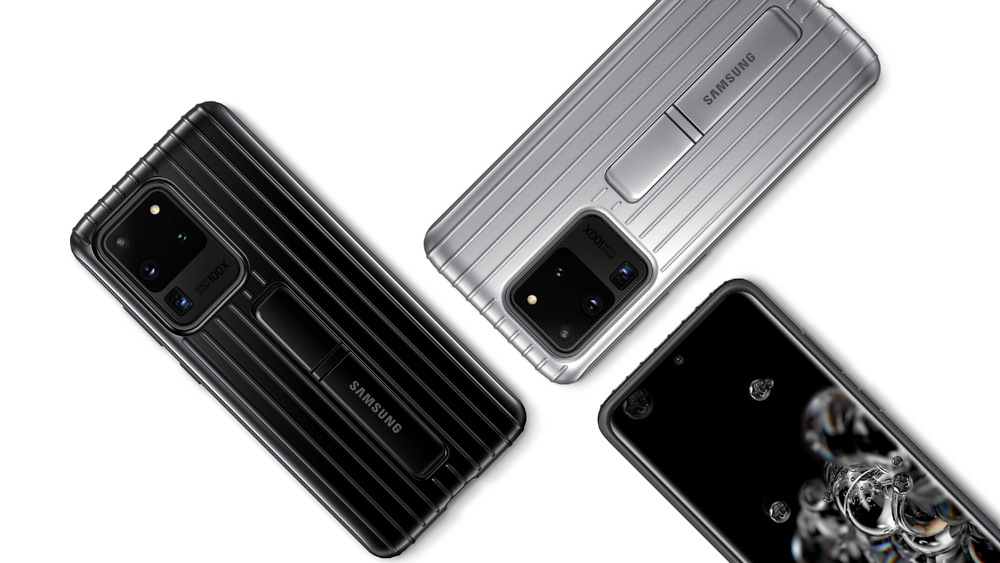 Kryt na mobil Samsung Standing Cover na Galaxy S20 Ultra černý Kryt na mobil Samsung Standing Cover na Galaxy S20 Ultra černý