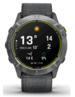 Chytré hodinky Garmin Enduro - Silver / Gray Nylon Band Chytré hodinky Garmin Enduro - Silver / Gray Nylon Band