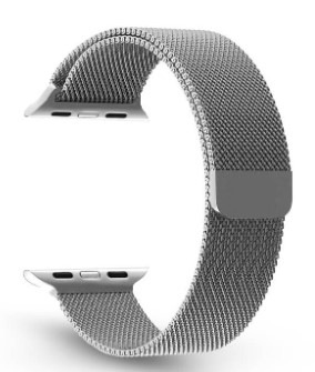 Řemínek WG stainless steel na Apple Watch 38/40/41 mm stříbrný