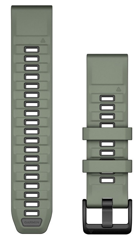 Řemínek Garmin QuickFit (22 mm) šedý/zelený