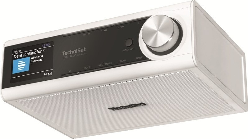 Kuchyňské rádio DIGITRADIO 23 s funkcí ASA, bílá barva