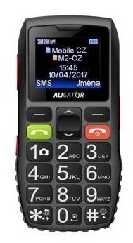 Mobilní telefon Aligator A440 Senior černý/šedý