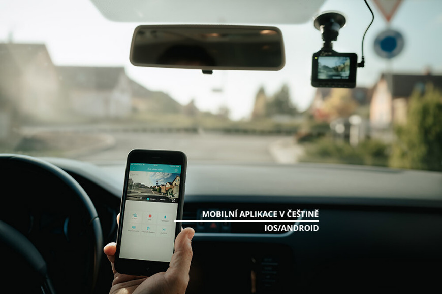 Autokamera CEL-TEC K4 Dual GPS šedá CEL-TEC K4 Dual GPS
