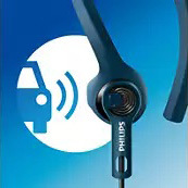 Sluchátka Philips SHQ1405BL modrá