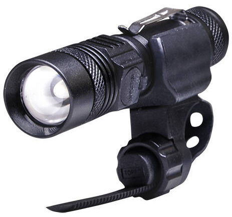 Svítilna Solight s cyklo držákem, 400 lm, fokus, Li-Ion, USB černá