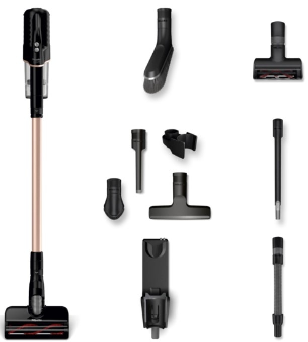Tyčový vysavač Miele Duoflex HX1 Total Care černý/zlatý