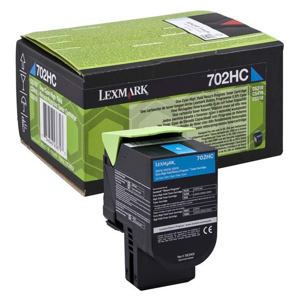 Toner Lexmark 70C2HC0, 3000 stran, pro CS510de, CS410dn, CS310dn, CS310n, CS410n azurový