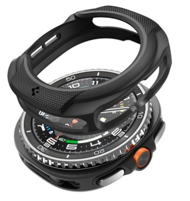 Ochranné pouzdro Spigen Liquid Air na Samsung Galaxy Watch 8 Classic (46mm) černý Ochranné pouzdro Spigen Liquid Air na Samsung Galaxy Watch 8 Classic (46mm) černý