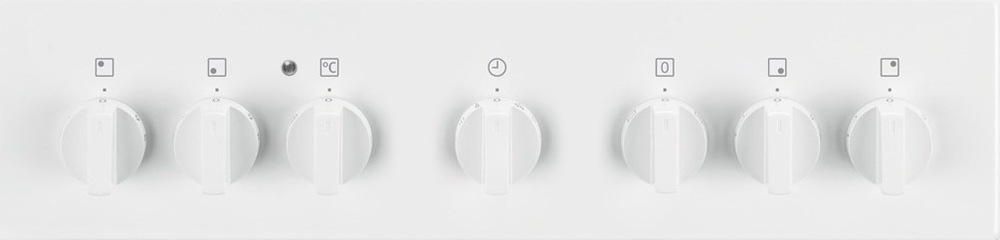 Sklokeramický sporák Electrolux LKR500066W bílý Ovládací panel sporáku Electrolux LKR500066W