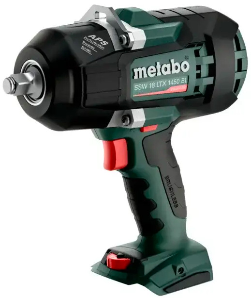 Rázový utahovák Metabo 18 LTX 1450 BL v zeleno-černém provedení
